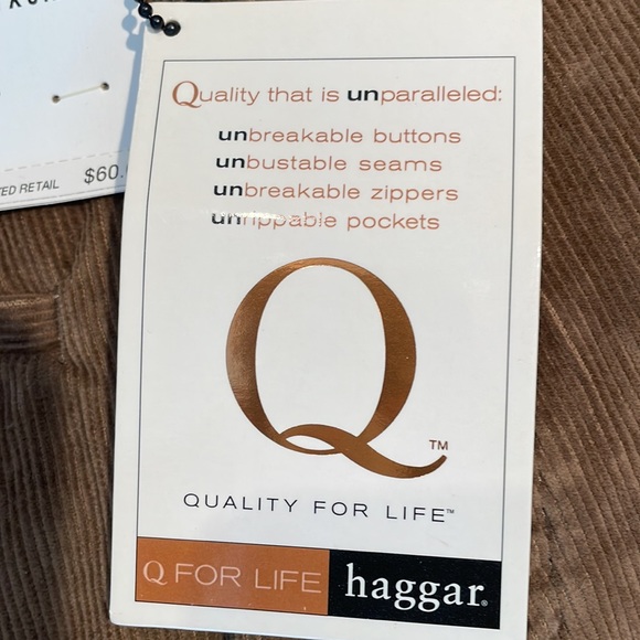 NWT Haggar || Go-To-Corduroys Classic Fit Pants; Size 40W X 31L - Picture 13 of 15